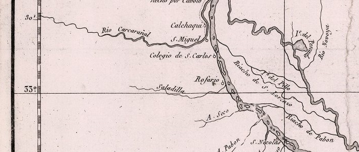 Mapa de Félix de Azara